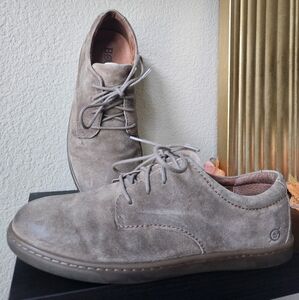 Born Chaney Oxford Size 10 Tan/Suede
